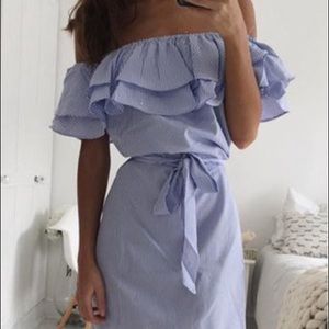 Off the shoulder dress
